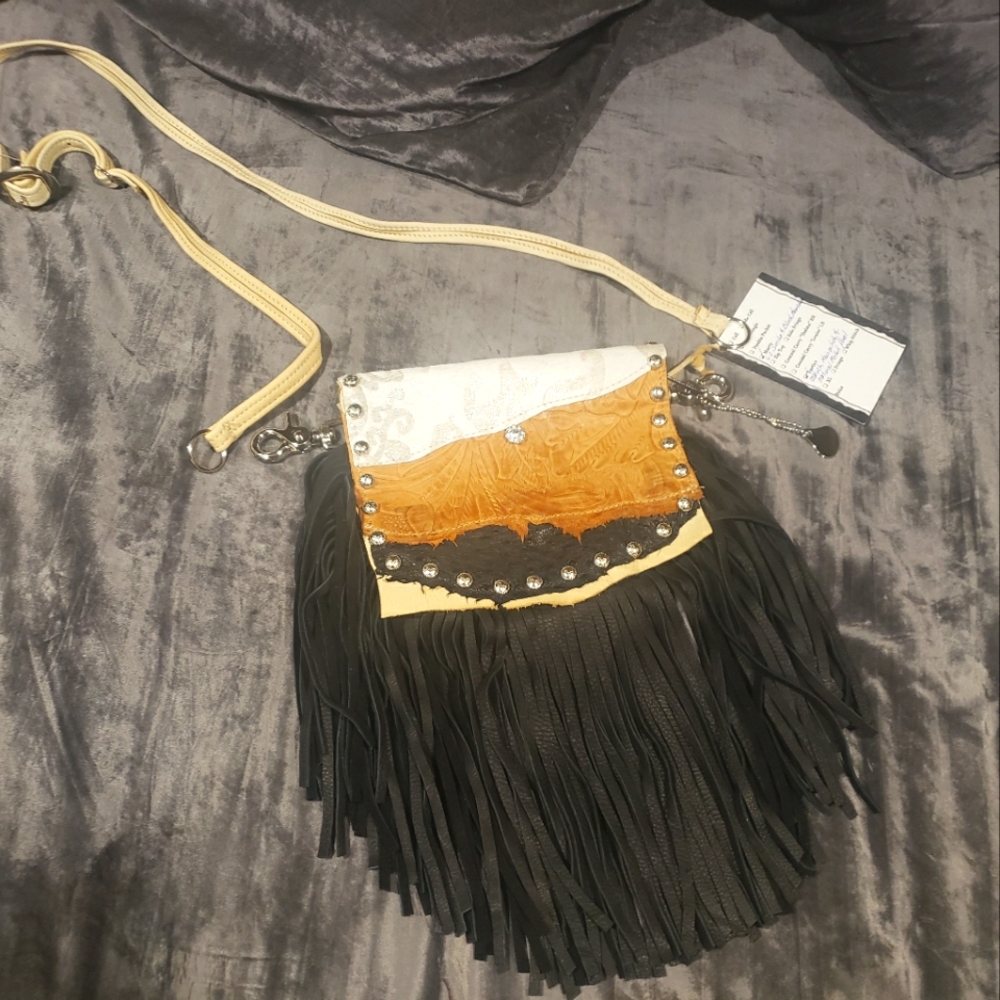 Fringe Hip Crossbody Bag Marty